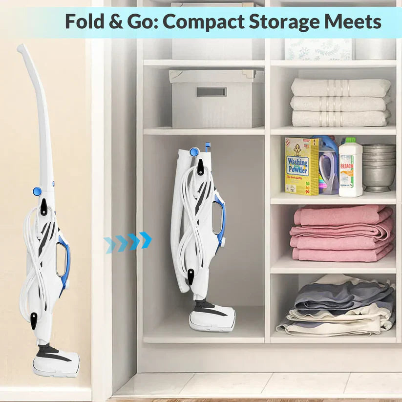 10 in 1 Steam Mop Chemical Free Deep Clean Multi Surface Detachable Handheld Cleaner Fast Heat