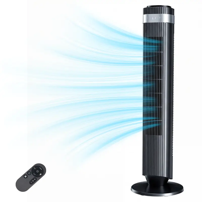 Bladeless Tower Fan with Quiet Cooling Smart Timer Wide Oscillation for Bedroom Office Home